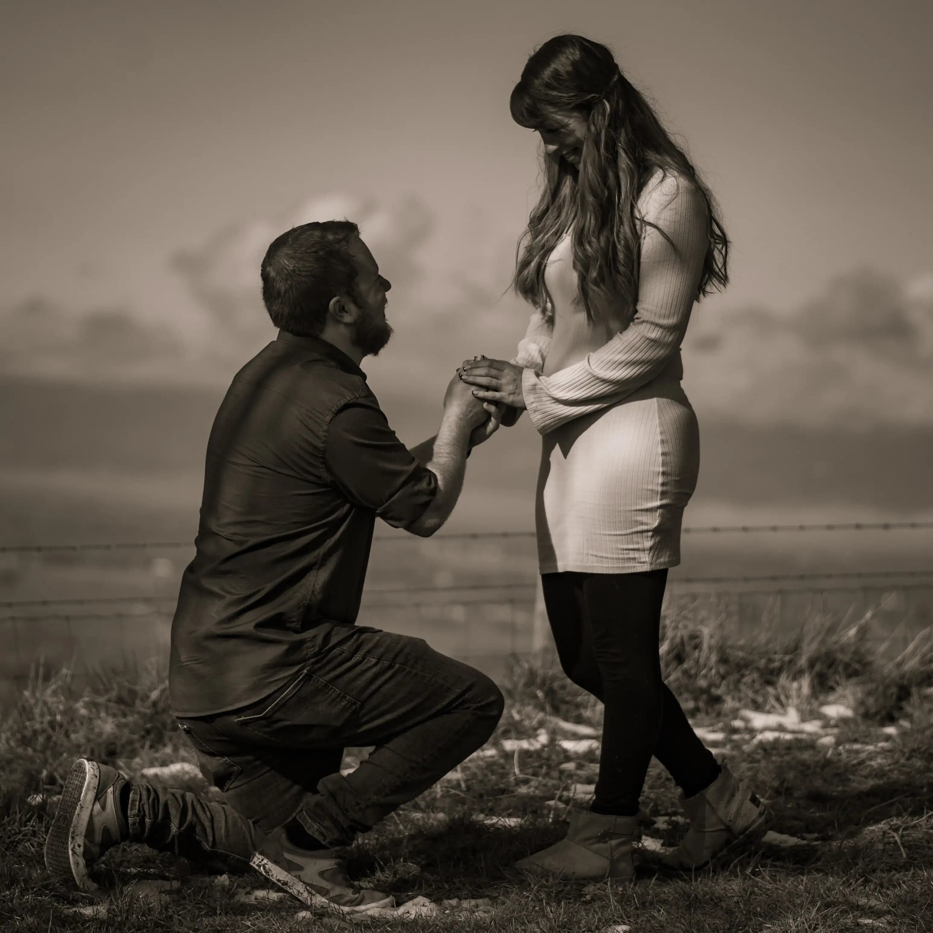 Couple by the water